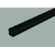 PROFILE D'ANGLE NOIR POUR PANNEAUX MASQ