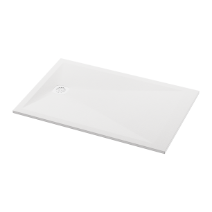 TUB DOUCHE RONAL AIR EVACUATION COTE COURT 120X70 BLANC MAT