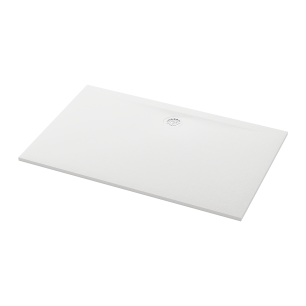 TUB DOUCHE RONAL AIR EVACUATION COTE LONG 140X80 BLANC MAT
