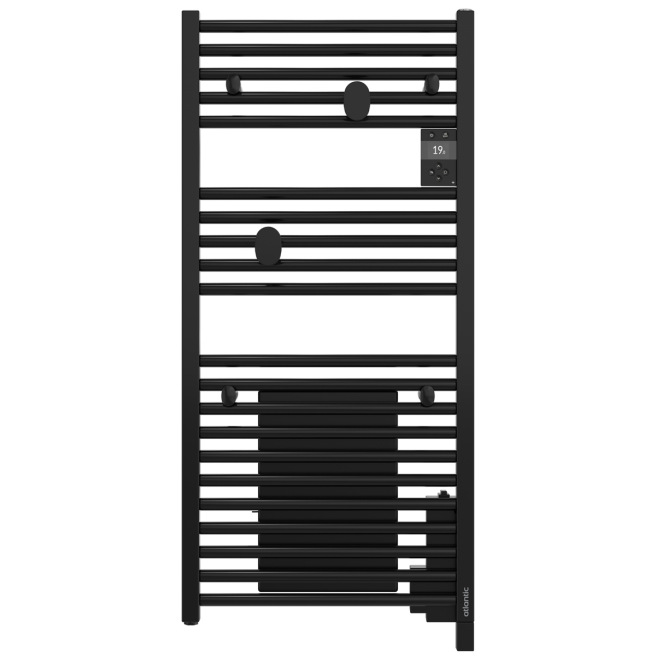RADIATEUR SECHE SERVIETTE ELECTRIQUE ATLANTIC DORIS NOIR 1785*550 1000W+1000W