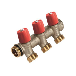 COLLECTEUR HENCO 4/4 AVEC VANNE ROUGE 3 X EK