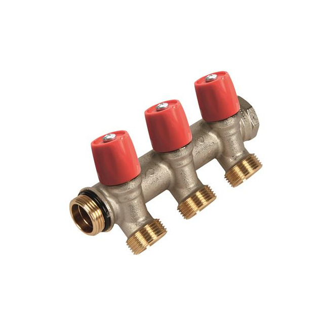 COLLECTEUR HENCO 4/4 AVEC VANNE ROUGE 3 X EK