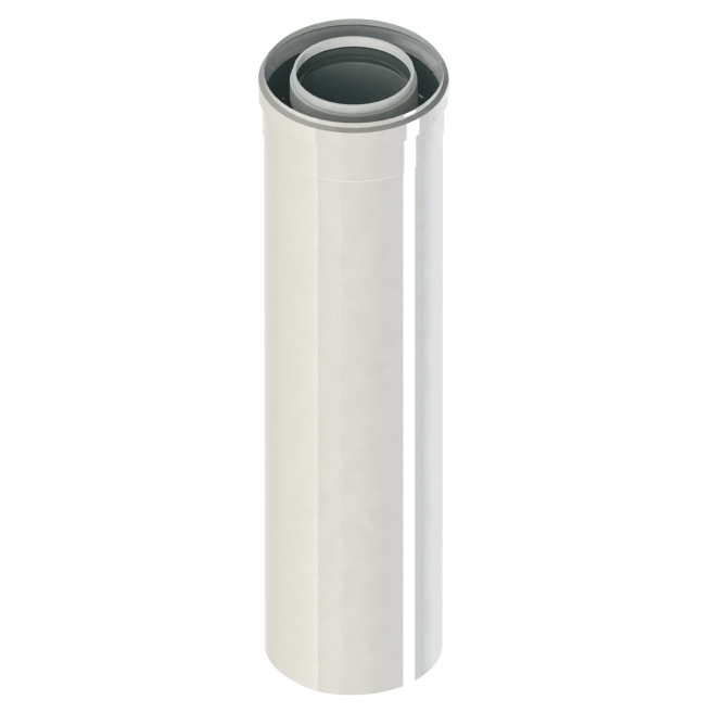 ALLONGE VENTOUSE PP/ALU EXPO INOX 50cm 60/100