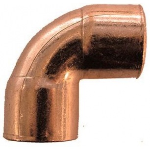 COUDE CUIVRE A SOUDER FF 90° 35. COUDE CUIVRE A SOUDER FF 90° 35.