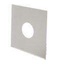 PLAQUE DE FINITION INOX 350mm X 350mm 100mm