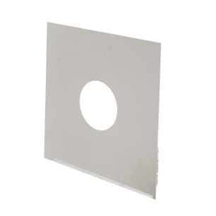 PLAQUE DE FINITION INOX 350mm X 350mm 80mm PLAQUE DE FINITION INOX 350mm X 350mm 80mm