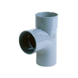 TE PVC A COLLER 87°30 MF 110MM TE PVC A COLLER 87°30 MF 110MM