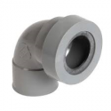 COUDE PVC A COLLER 87°30 FF JOINT 32MM