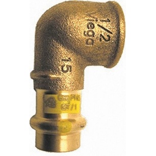 COUDE A SERTIR PROFIPRESS GAZ 1/2F*15 COUDE A SERTIR PROFIPRESS GAZ 1/2F*15