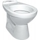 CUVETTE WC SAVAL SOUS SOCLE BLANC 4 TROUS