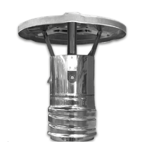 CHAPEAU A VISSER POUR FLEXIBLE INOX 100mm CHAPEAU A VISSER POUR FLEXIBLE INOX 100mm