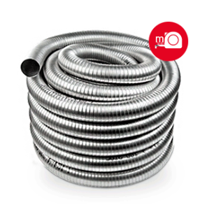 FLEXIBLE INOX 316 DOUBLE PAROI 130mm FLEXIBLE INOX 316 DOUBLE PAROI 130mm