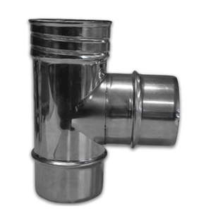 TE A VISSER 87° POUR FLEXIBLE INOX 180mm TE A VISSER 87° POUR FLEXIBLE INOX 180mm
