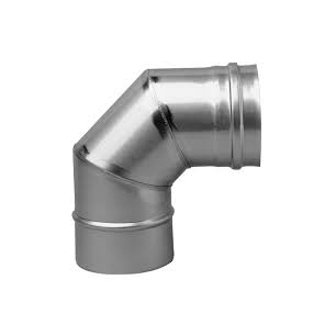 COUDE INOX SIMPLE PAROI 90° 80 COUDE INOX SIMPLE PAROI 90° 80