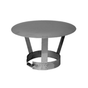 CHAPEAU INOX STANDARD SIMPLE PAROI 180