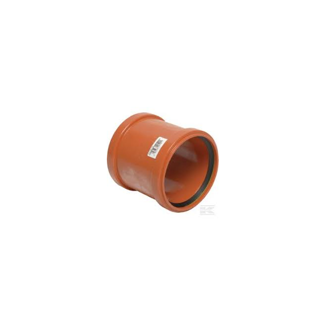 MANCHON PVC COULISS FF 110MM JOINT LIBRE ROUGE