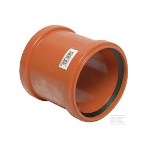 MANCHON PVC COULISS FF 160MM JOINT LIBRE ROUGE P144