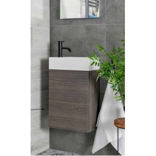 SOUS MEUBLE POUR LAVE-MAINS GRANADA THINY CHARNIERE A DROITE 40*22cm BLANC SOUS MEUBLE POUR LAVE-MAINS GRANADA THINY CHARNIERE A DROITE 40*22cm BLANC