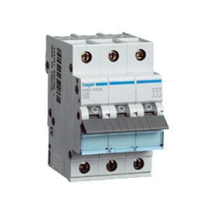 DISJONCTEUR HAGER TRI 3P COURBE C 25A MWN325A DISJONCTEUR HAGER TRI 3P COURBE C 25A MWN325A
