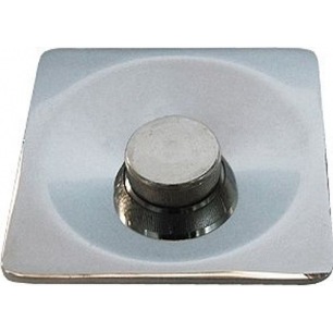 PLAQUE DE RUE CARREE CHROMEE PLAQUE DE RUE CARREE CHROMEE