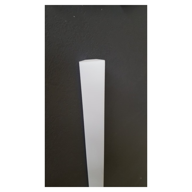 PROFILE D'ANGLE POUR PANNEAUX MURAUX PROCASA 265cm BLANC BRILLANT