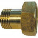 RACCORD COMPTEUR 4/4 X 3/4 PAR 2 PIECES