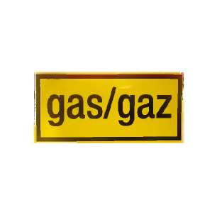 AUTOCOLLANT GAZ