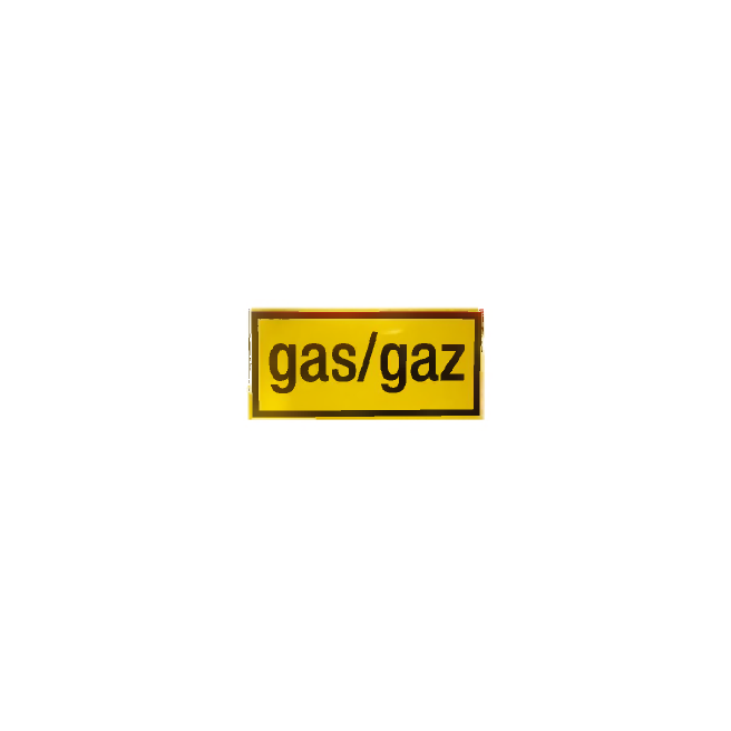 AUTOCOLLANT GAZ