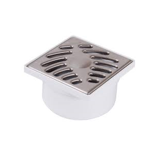 SIPHONETTE S.VERT POUR SOL CARREE GRIDE + CADRE INOX BROSSE SIPHONETTE S.VERT POUR SOL CARREE GRIDE + CADRE INOX BROSSE