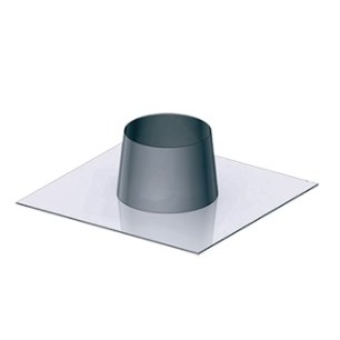 SOLIN INOX DOUBLE PAROI 0° TOIT PLAT 180mm